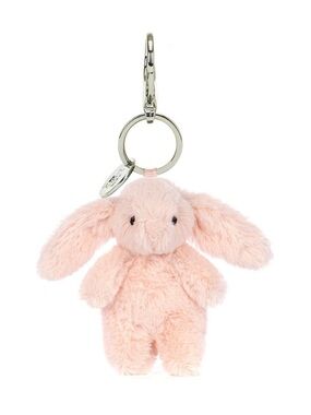 Jellycat Bashful Blush Bunny Bag Charm plush toy stuffed animal gift NWT retired